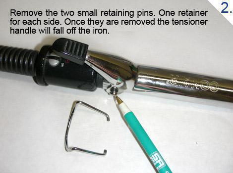 Curling Iron Replacement Springs - Install Instructions
